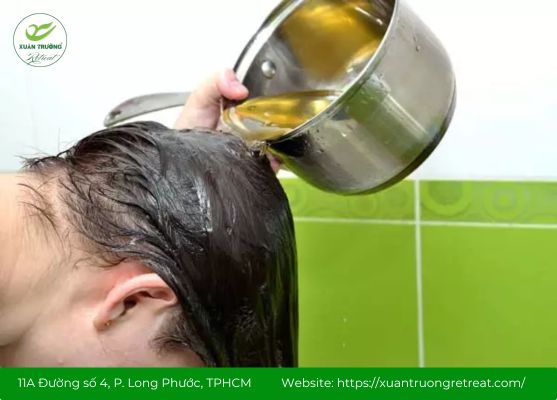 Gội đầu bằng cỏ mần trầu giúp tóc chắc khỏe, óng mượt