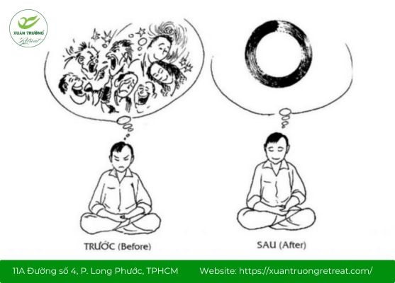Thiền giúp giải tỏa căng thẳng, đưa tâm trí trở về trạng thái thư giãn